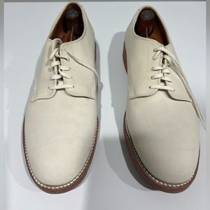 GORGEOUS OFF-WHITE VINTAGE BUCK LACE UP DRESS SHOES SIZE 11 MEN